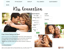 Tablet Screenshot of kissconnection.com